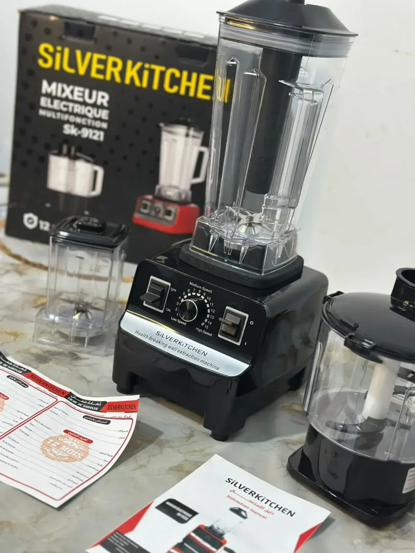 الخلاط الكهربائي 3 في 1 SilverKitchen
