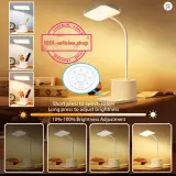 Lampe LED de Bureau 02 en 01 Rechargeable USB, avec Porte-crayon