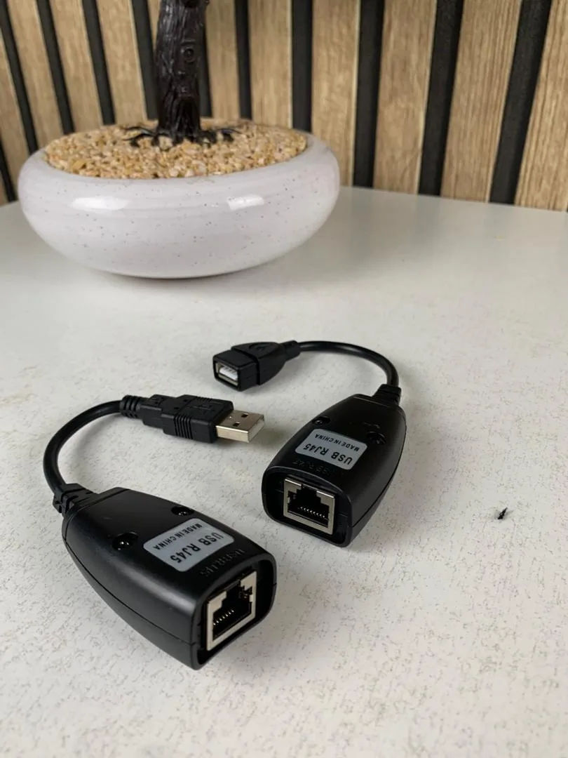 Rallonge de câble USB sur RJ45 2Pcs Longueur jusqu’à 150 m