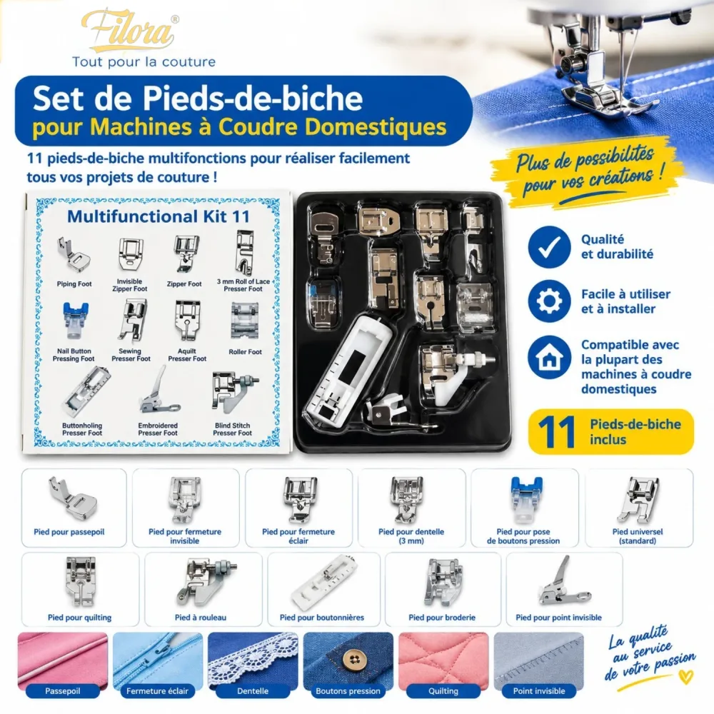 Pied de Biche Machine Portative En Kit de 11pcs