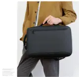 Sac à Dos Business Voyage pour Homme Convertible en Sac à Main Poche Extensible Vert SACHM01V - حقيبة ظهر للرجال متعددة الاستخدامات للكمبيوتر المحمول