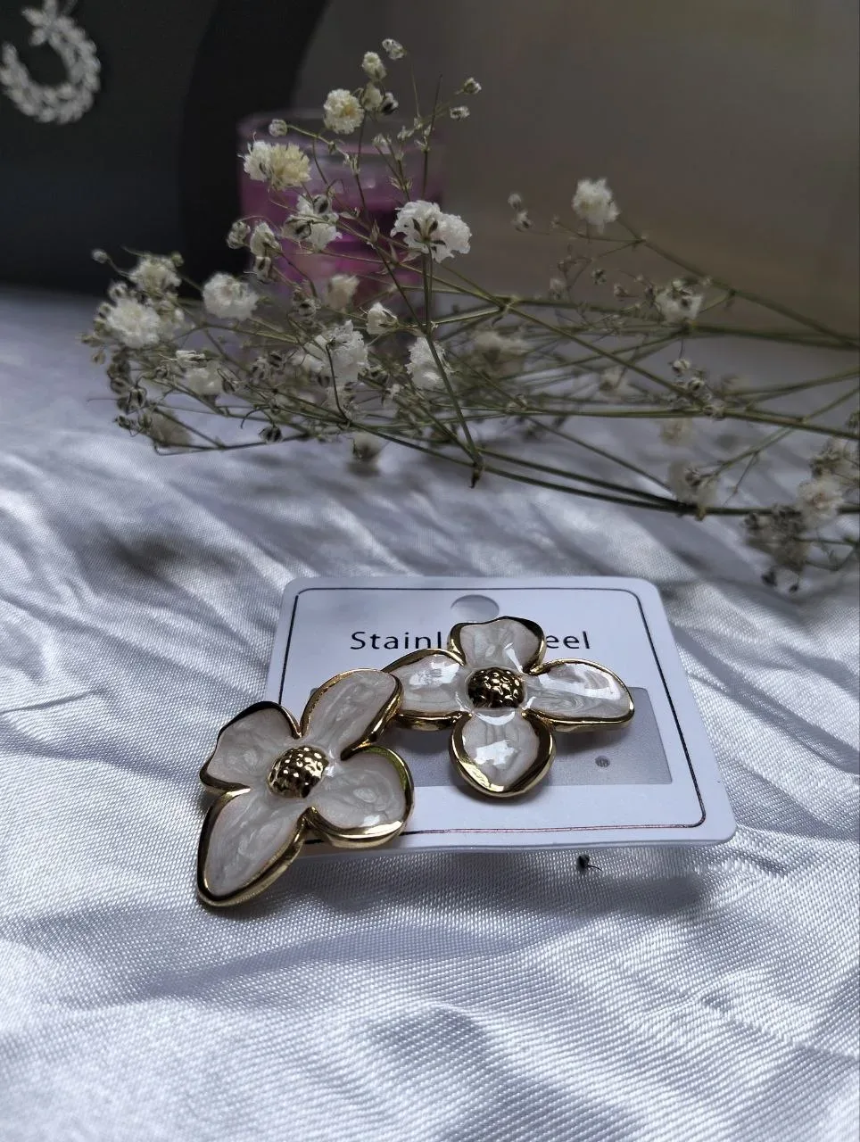 Boucles d’oreilles acier inoxydable