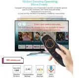 Télécommande G10S vocale, universelle, 2.4G, sans fil, IR Air Mouse