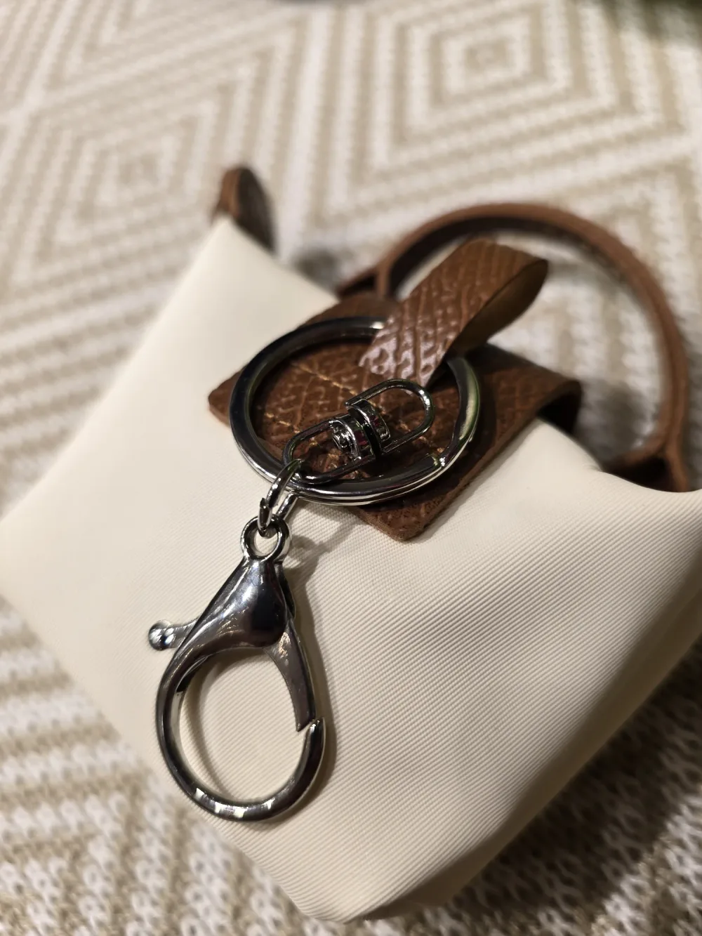 Mini sac pliable style "Le Pliage" – Nylon et cuir