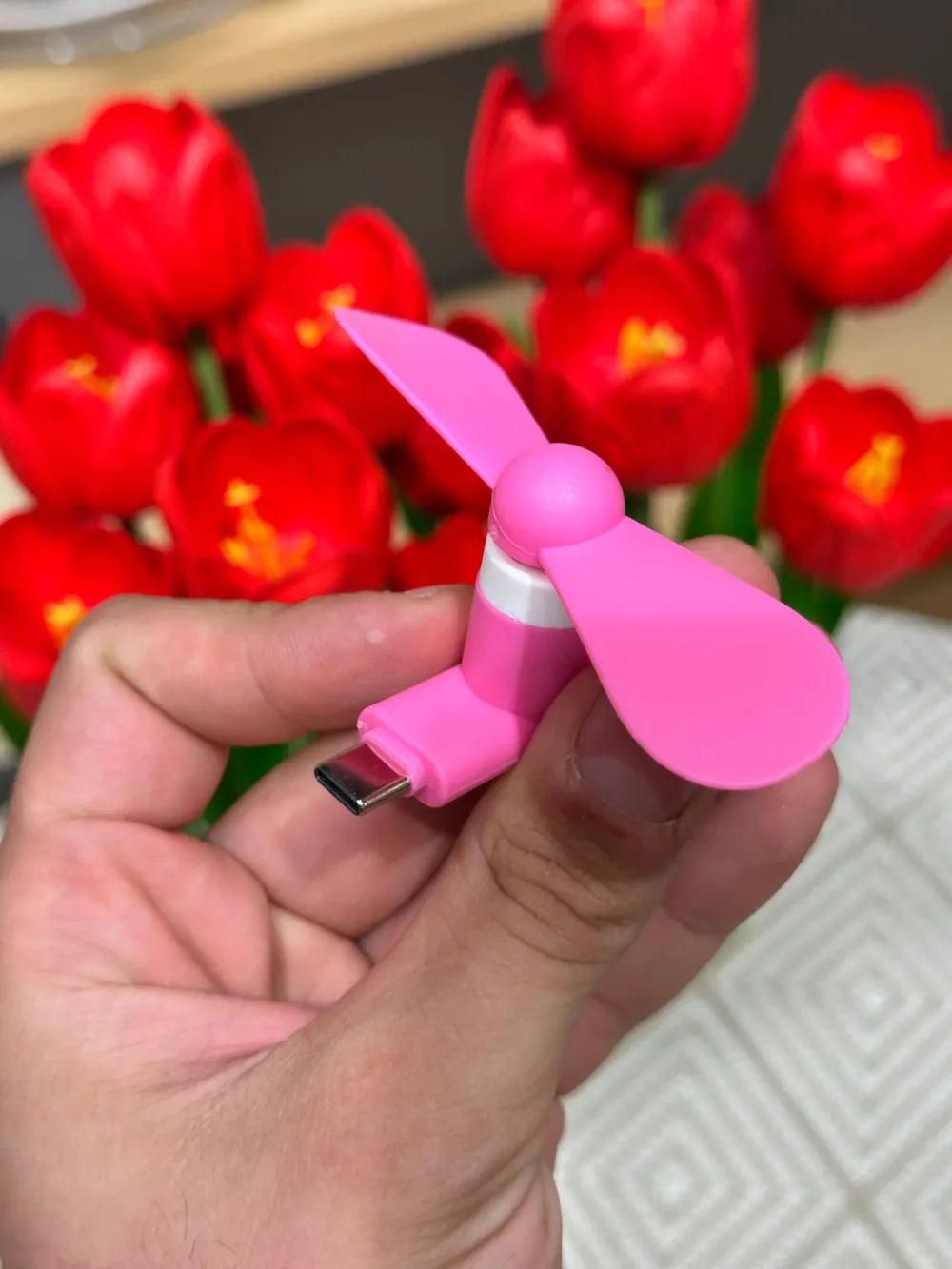 Mini Ventilateur pour Smartphone – Port USB-C