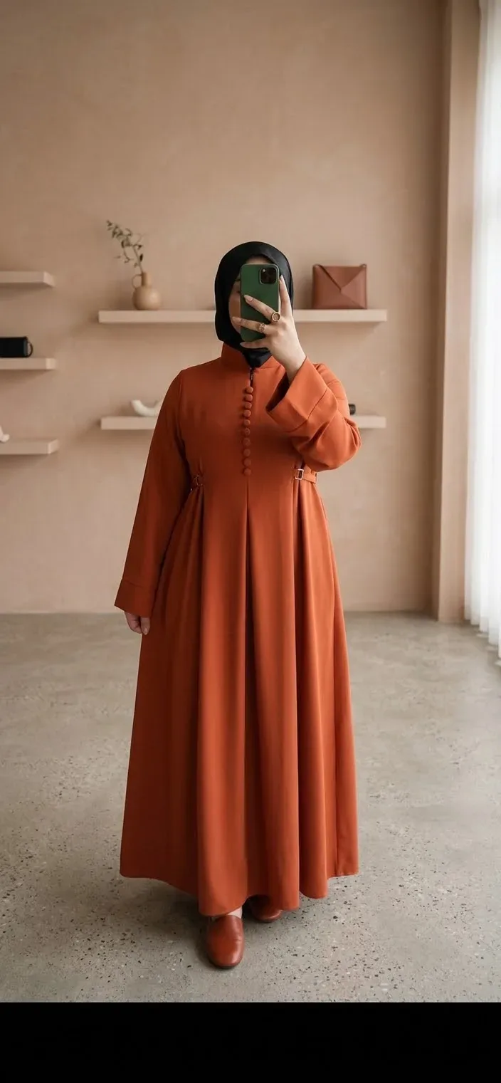 فستان بالأزرار