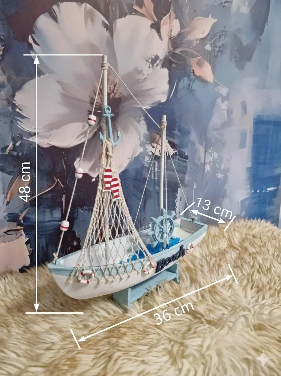 ⛵️ سفينة شراعية خشبية ⛵️ حجم كبير