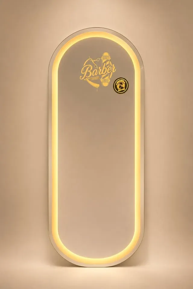 مرآة تزيين قوسية مع إضاءة . (Miroir Lumineux Arqué)