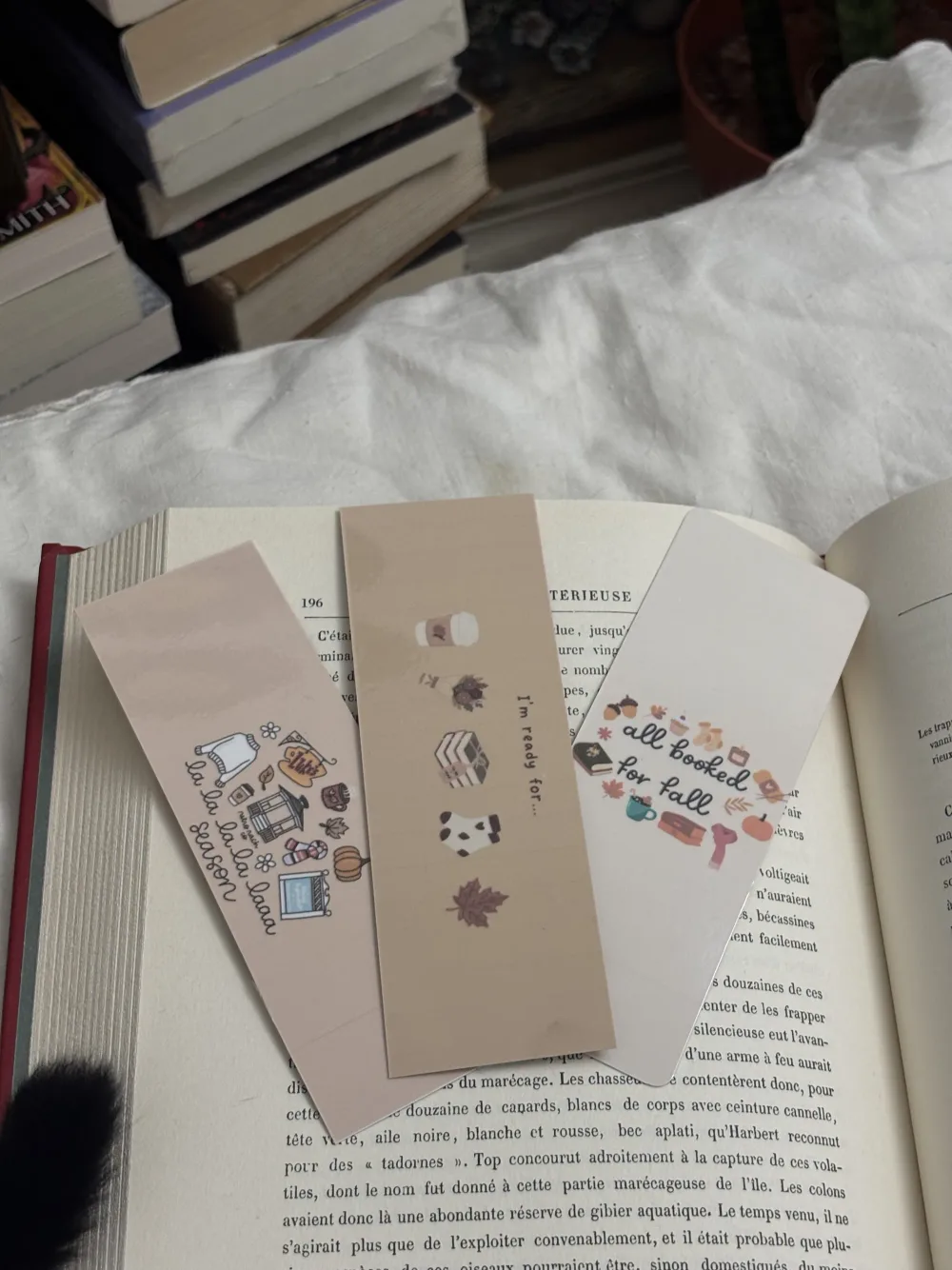 Autumn bookmarks