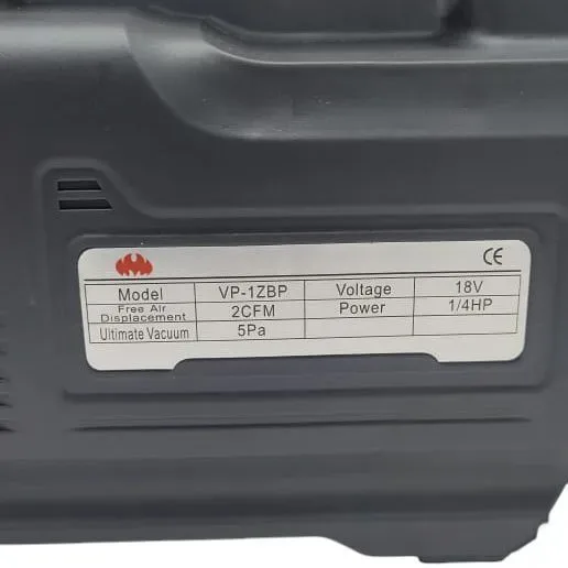 POMPE À VIDE BATTERIE 1/4HP –18V