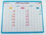 بطل تصريف الأفعال مستوى 1 (أكتب و أمسح) 10 قطع