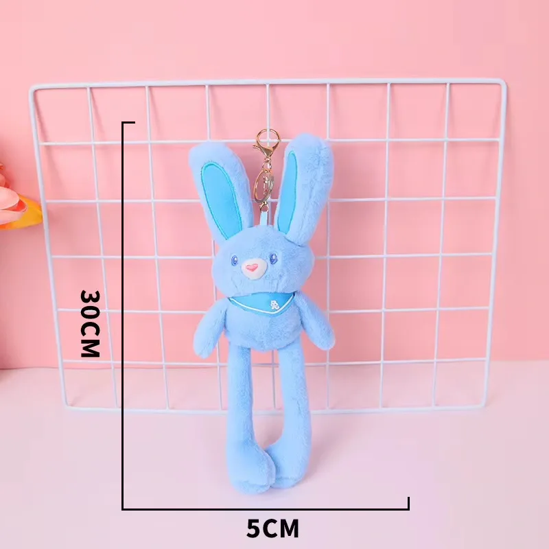 Peluche lapin, porte-clés