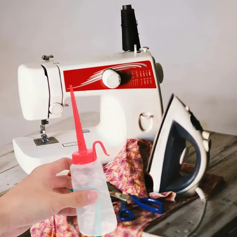 Burette D’huile Plastique Rouge