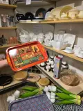 PLATEAUX DE SERVICE CARRE DECORATIF