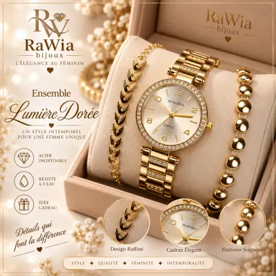 Montre et deux bracelets
