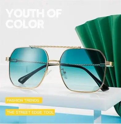 lunettes jackjad coleur vertbleu