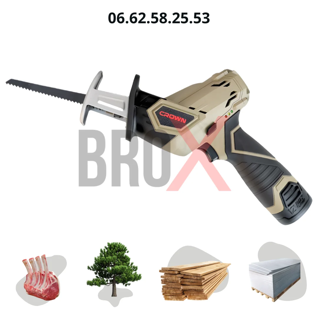 Scie sabre a batterie 13 MM /   CROWN