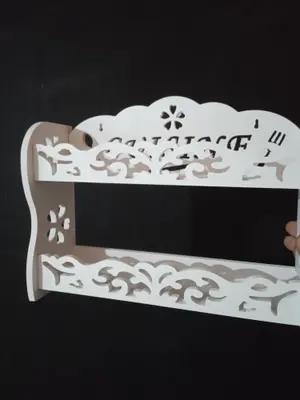 Decorative Two-Tier Wall Shelf CNC File