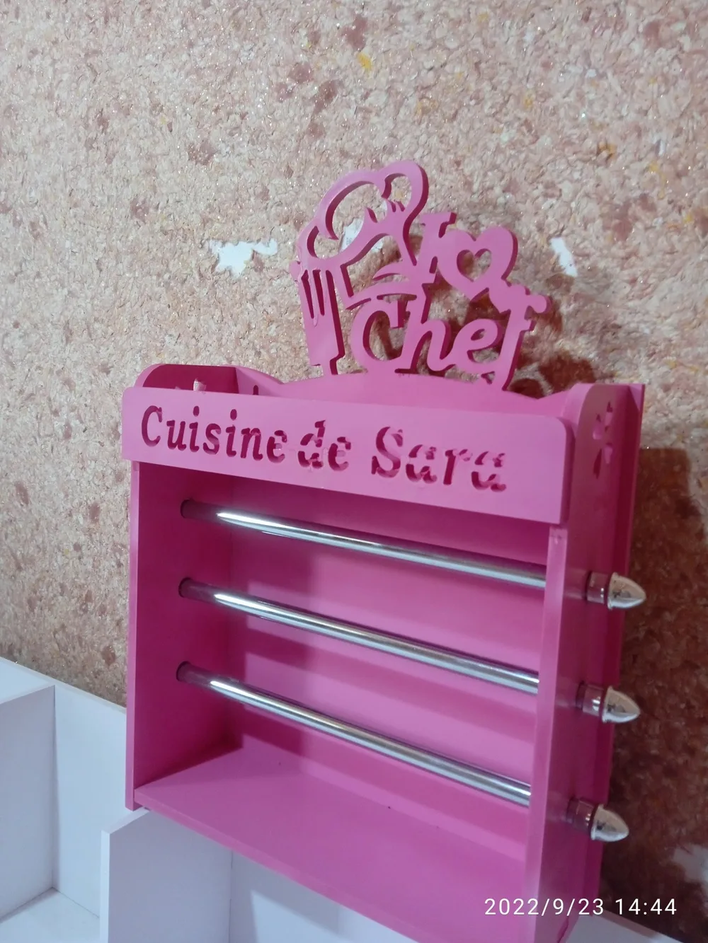 Pink Kitchen Spice Rack CNC File
