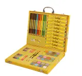 Coffret d'Art Peinture et Coloriage pour Enfants Mallette Canard Jaune - علبة أدوات الرسم والتلوين للأطفال مع حقيبة