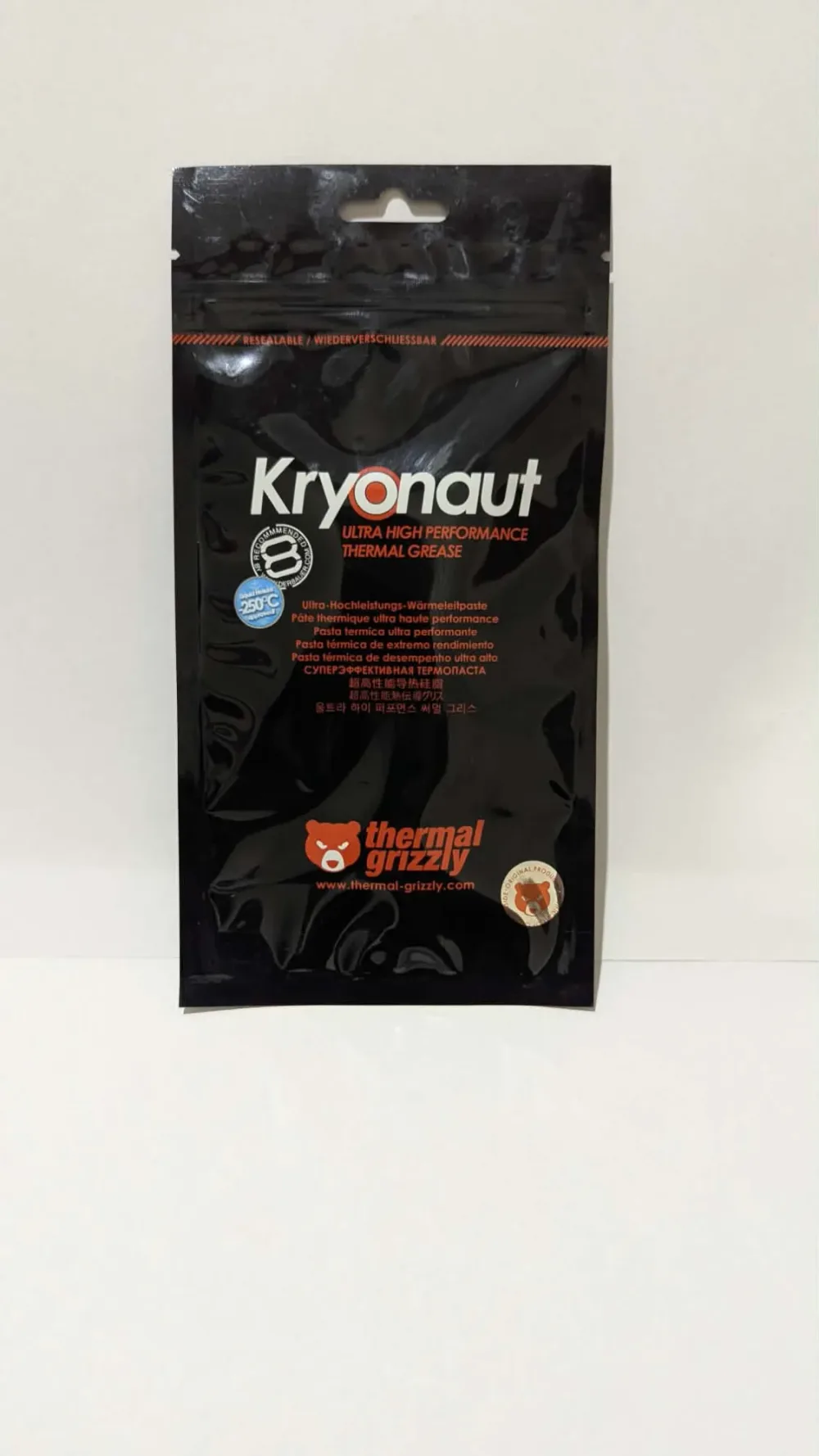 Thermal Grizzly Kryonaut 1g — la pâte thermique ( المعجون الحراري)  de référence, originale avec certificat