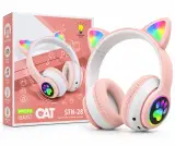 Casque Bluetooth Cat STN-28 avec LED RGB – Wireless