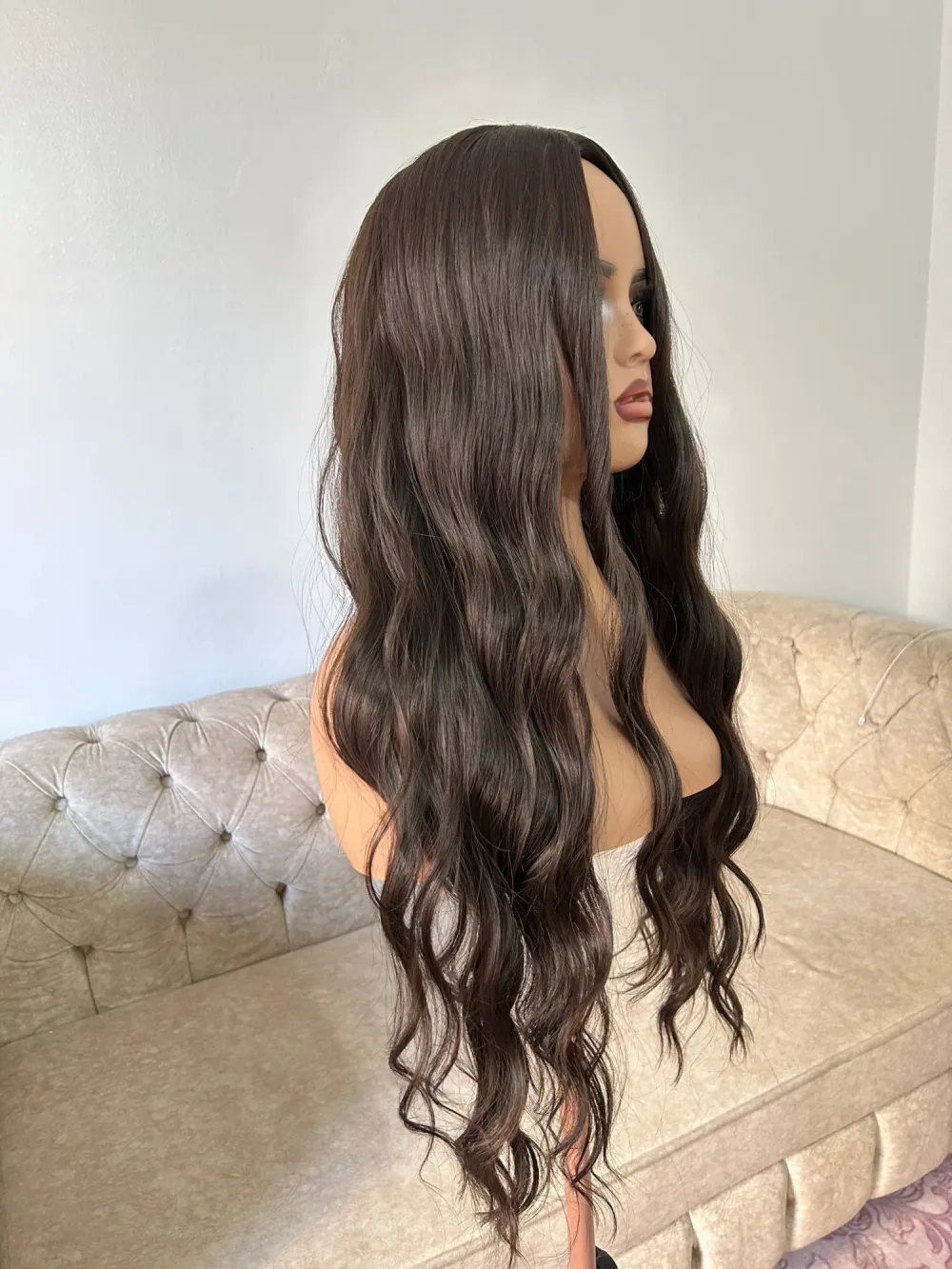 Perruque Blond sans meche
