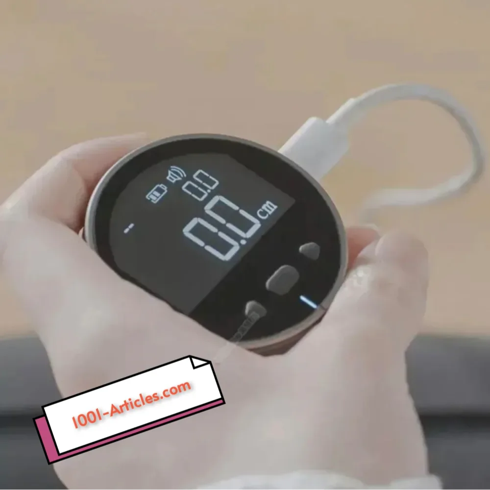 Règle électrique télémètre rechargeable USB Type C avec écran LCD