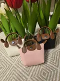 Mini sac pliable style "Le Pliage" – Nylon et cuir