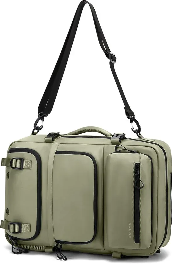 Sac à dos BANGE  antivol 3 en 1 avec sac à bandoulière amovible et compartiment à chaussures