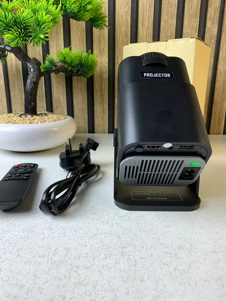 Projecteur portable Full HD HY320 Mini Android 11 WiFi6 et Bluetooth 5.0 - جهاز عرض ذكي