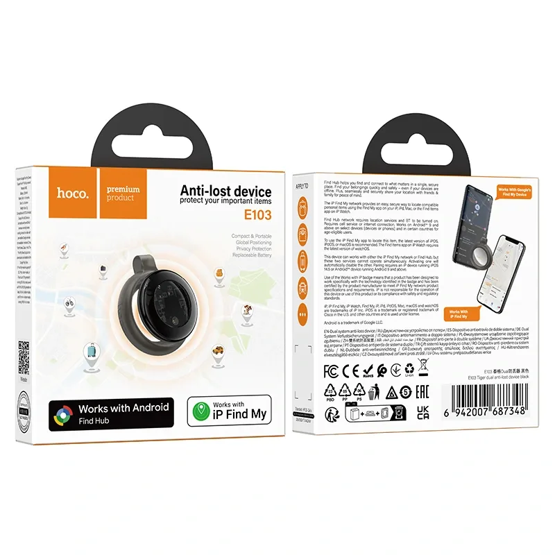 air tag  HOCO E103 — Android & Apple (localiser)