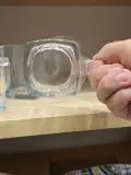 VERRES CARRÉS AVEC POIGNÉES