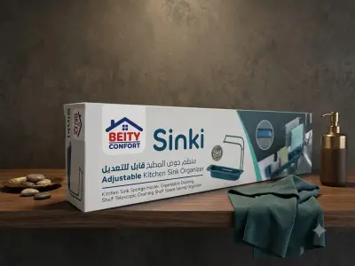 منظم حوض مطبخ قابل للتعديل