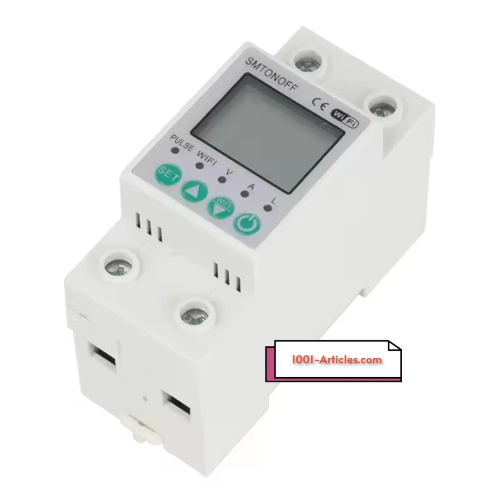 Protecteur de tension et d'ampérage SMTONOFF 63A, WiFi Tuya Smart
