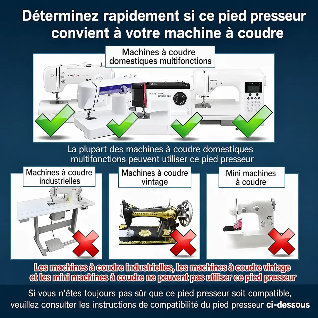 Pied de Biche Machine Portative En Kit de 11pcs