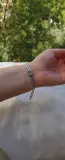 Bracelet argenté triple chaîne