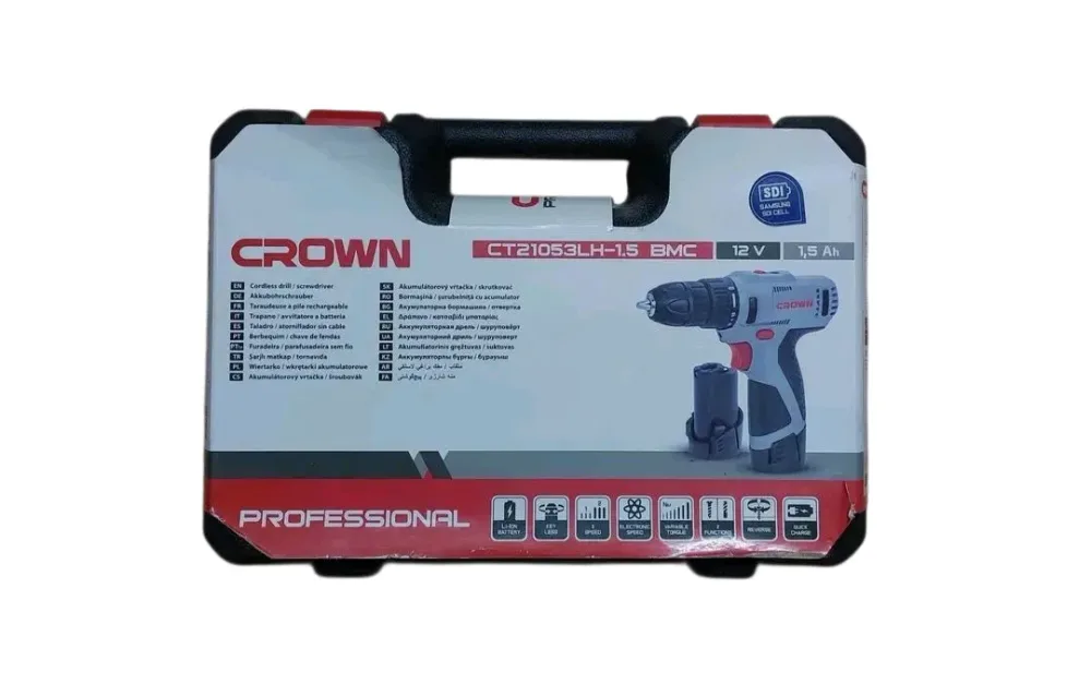 Visseuse perceuse crown 12v
