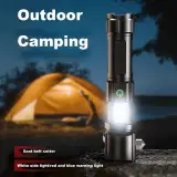 Lampe Torche Multifonctionnel LED Puissante Rechargeable par USB Avec PowerBank – طورش عالي السطوع