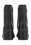 Bottines Femme Calvin Klein à Lacets en Noir – Talon Bloc