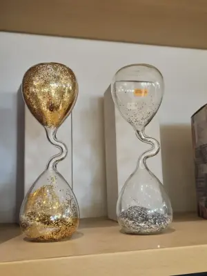 Sabliers Décoratifs Spirale - Élégance et Scintillement