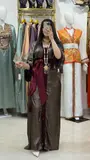 Caftan Yakout : La Noblesse du Jacquard