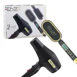 Kit de coiffage ENZO Professional EN-6304 2-en-1 2000W – Sèche-cheveux & Brosse Lissante Ionique