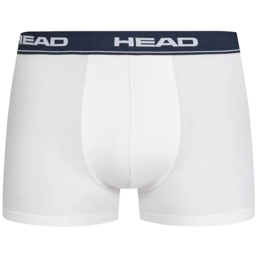 Lot de 6 Boxers Basic Head Blanc