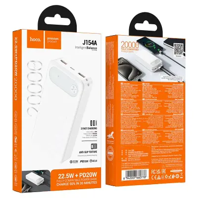 Power bank “J154A Victorious” 22.5W + PD20W 20000mAh