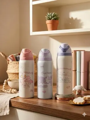 Bouteille Isotherme Sanrio – Collection Kuromi, My Melody & Cinnamoroll