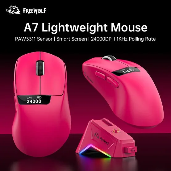 FREEWOLF A7 WHITE PINK
