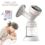 Tire-lait Électrique Intégré Mains Libres pour Allaitement, 4 Modes et 12 Réglables, Faible Bruit MY-374