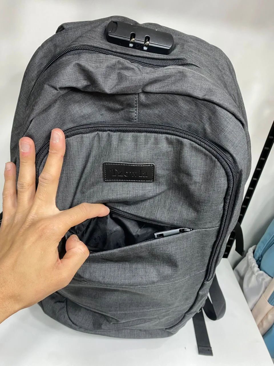 Sac à dos TZOWLA ordinateur et voyage antivol 17 pouces