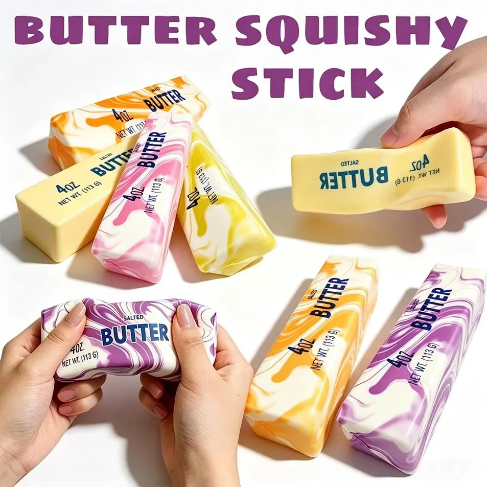 BUTTER SQUISHY  AND  STRAWBERRY